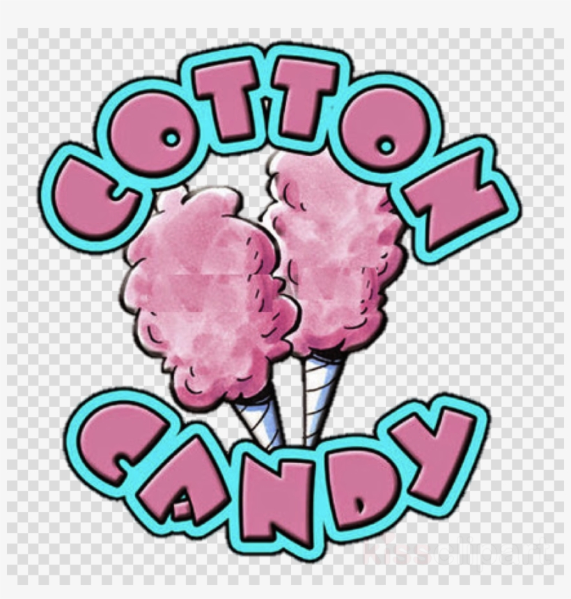 Cotton Candy Sign Clipart Cotton Candy Banner Sign - Free Cotton Candy Clipart, transparent png #6000539