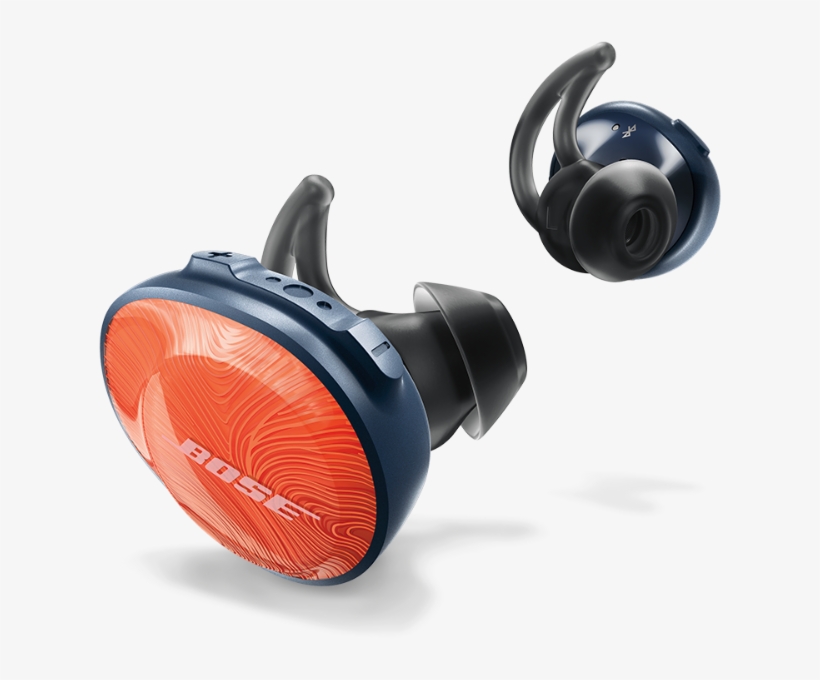 Meet Soundsport Free Headphones, The First Truly Wireless - Bose Soundsport Free Wireless Headphones - Black, transparent png #6000595