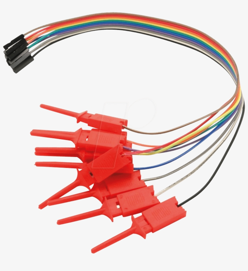 Development Board Jumper Cable, 10-pin To Test Clip, - Networking Cables, transparent png #6001019