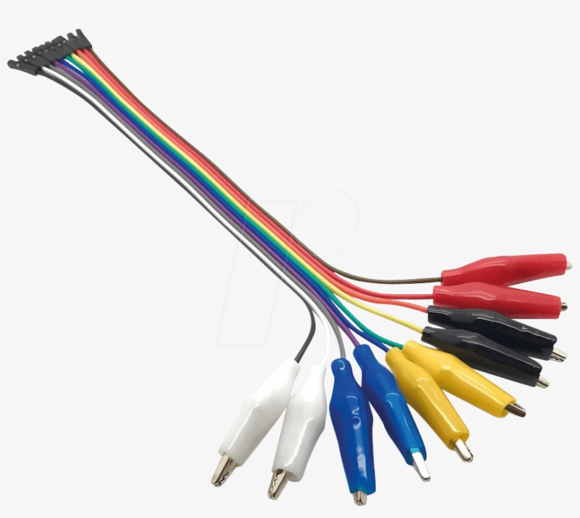 Development Board Jumper Cable, 10-pin To Alligator - Crocodile Clip, transparent png #6001123