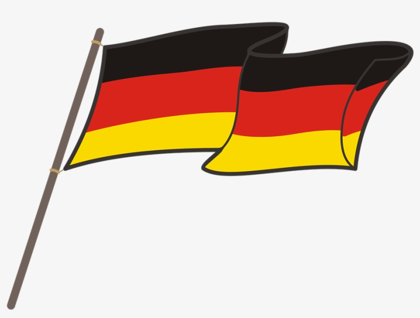 Flags Clipart German - Transparent Germany Flag, transparent png #6001181