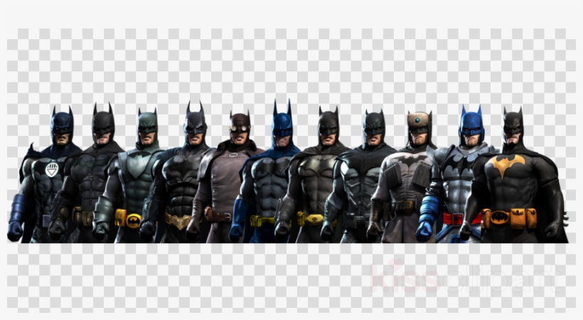 Batsuit Ideas Clipart Batman - All Batsuits Arkham Knight, transparent png #6002113
