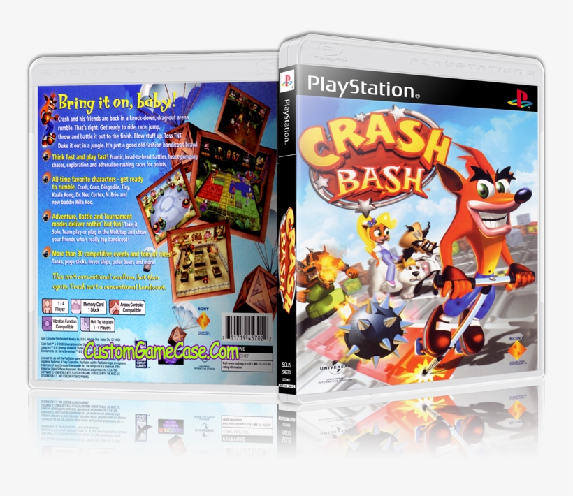 Crash Bandicoot Bash - Crash Bash [playstation Game], transparent png #6002425