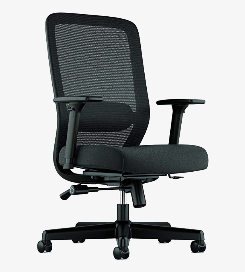 Five-year Warranty - Basyx By Hon Fabric Seat Mesh High-back Chair, transparent png #6002739