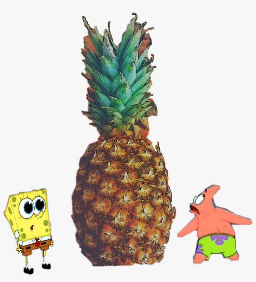 Freetoedit Pineapple Spongebob Patrick - Spongebob Squarepants, transparent png #6003147