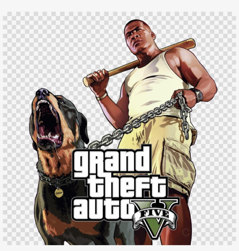 Franklin Gta 5 Png Clipart Grand Theft Auto V Grand - Mediafire Gta V Download, transparent png #6003355