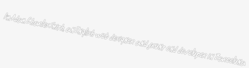 Adchsm I'm Adam Charles Smith, An English Freelance - Monochrome, transparent png #6003719