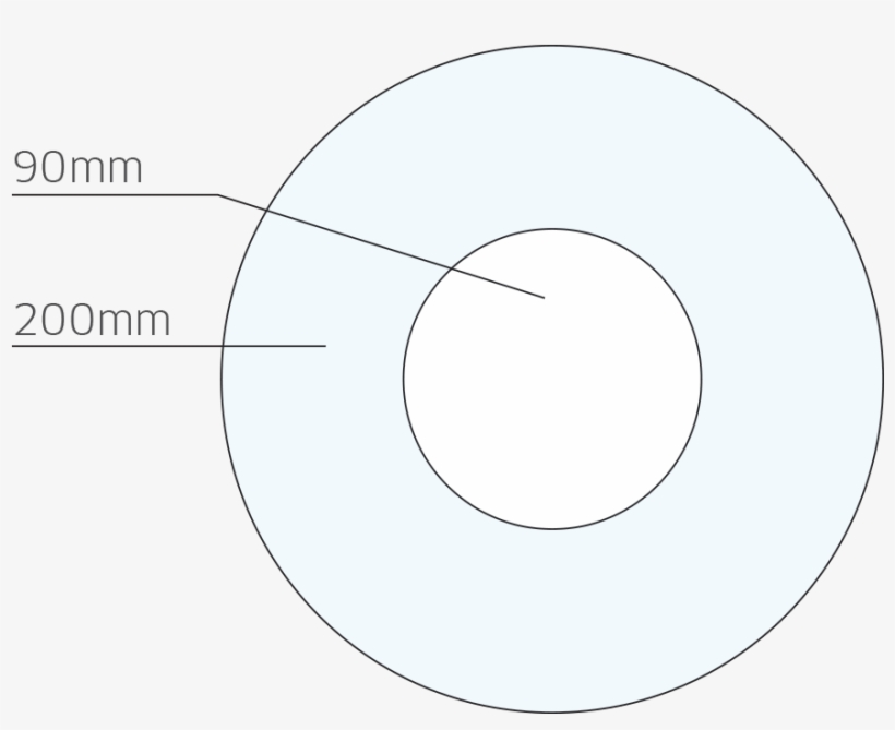 Stallion Chrome Mc7 Bezel Spot Range 90mm-200mm - Circle, transparent png #6005386