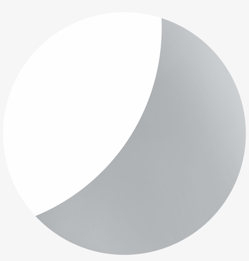 White/chrome - Circle, transparent png #6005499