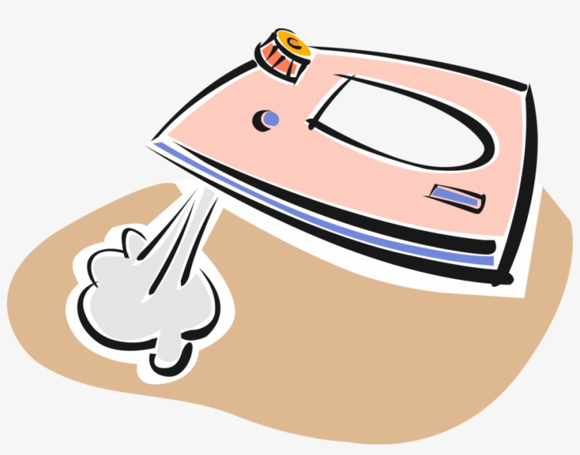 Vector Illustration Of Small Appliance Electric Clothes, transparent png #6005884