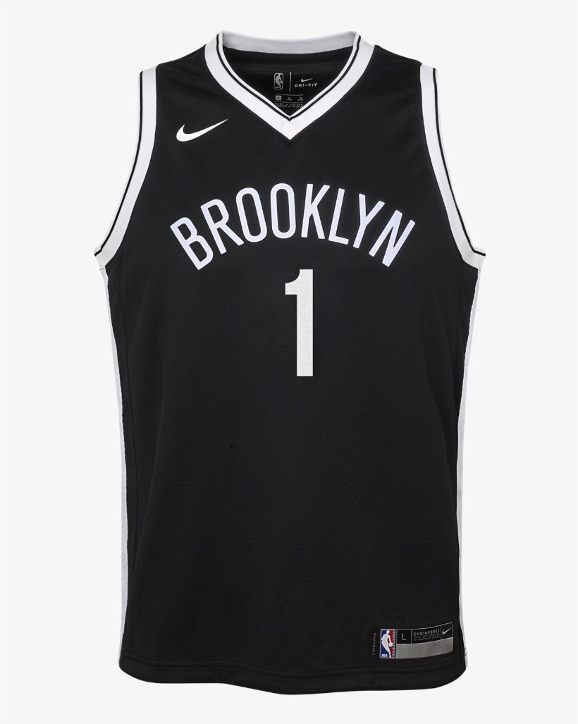 D'angelo Russell Brooklyn Nets Nike Icon Edition Swingman - Brooklyn Nets Nike Icon Swingman Jersey - Jeremy Lin, transparent png #6005996