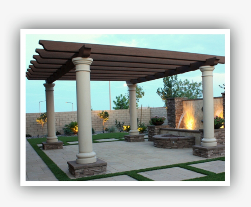 Pergolas - Pergola Foam Columns, transparent png #6006634