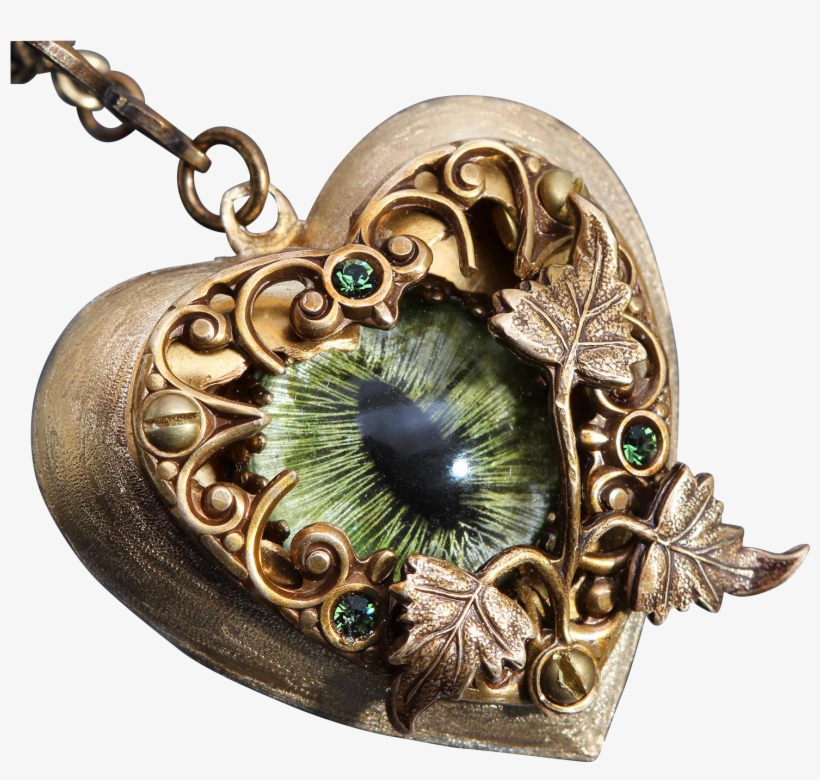 Steampunk Necklace Dragon Eye Necklace I Love You Necklace, transparent png #6006681