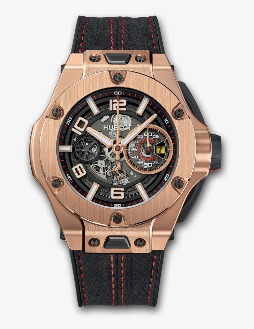 Big Bang Ferrari Unico King Gold - Hublot Big Bang Ferrari Unico Magic Gold, transparent png #6007263