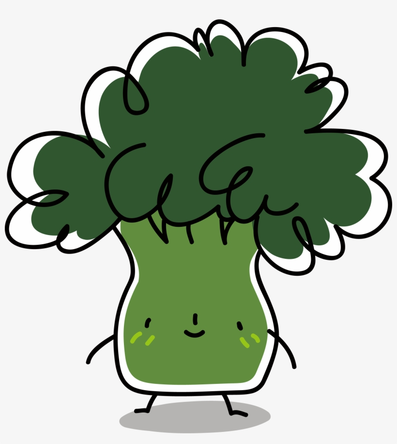 Cauliflower Broccoli Vegetable - Green Veggies Cartoon Png, transparent png #6007498