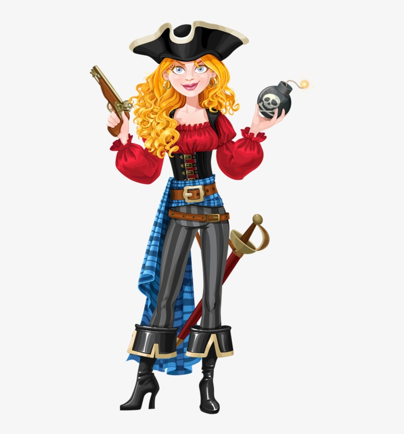 Фото, Автор Soloveika На Яндекс - Clip Art Free Girl Pirate, transparent png #6007892