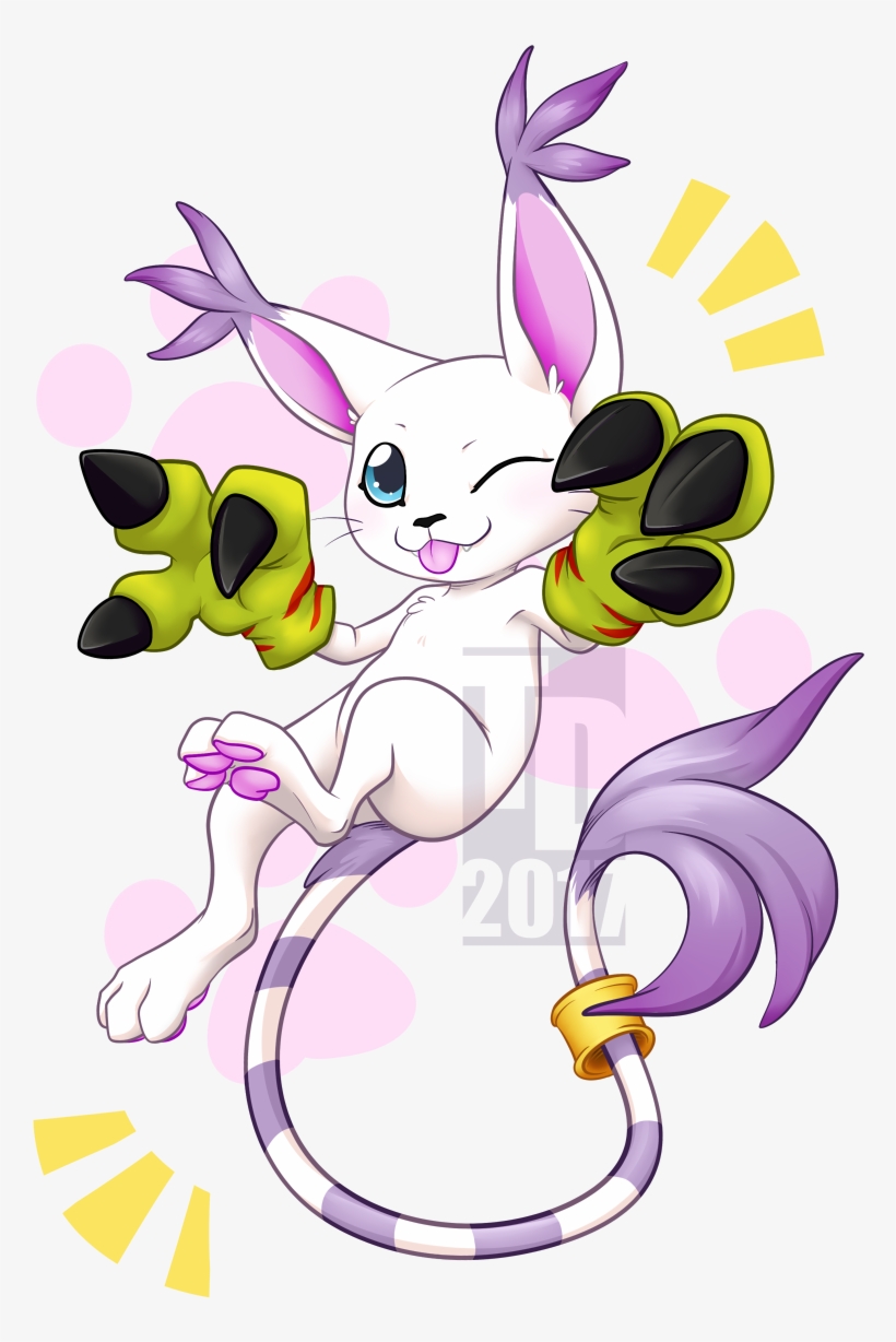 Cutie Kitty Gatomon - Cartoon, transparent png #6008616