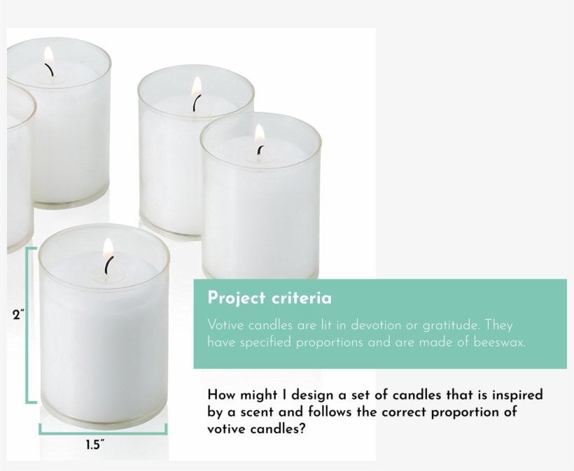 Thank You - Light In The Dark White Votive Candles 24 Unscented, transparent png #6009026