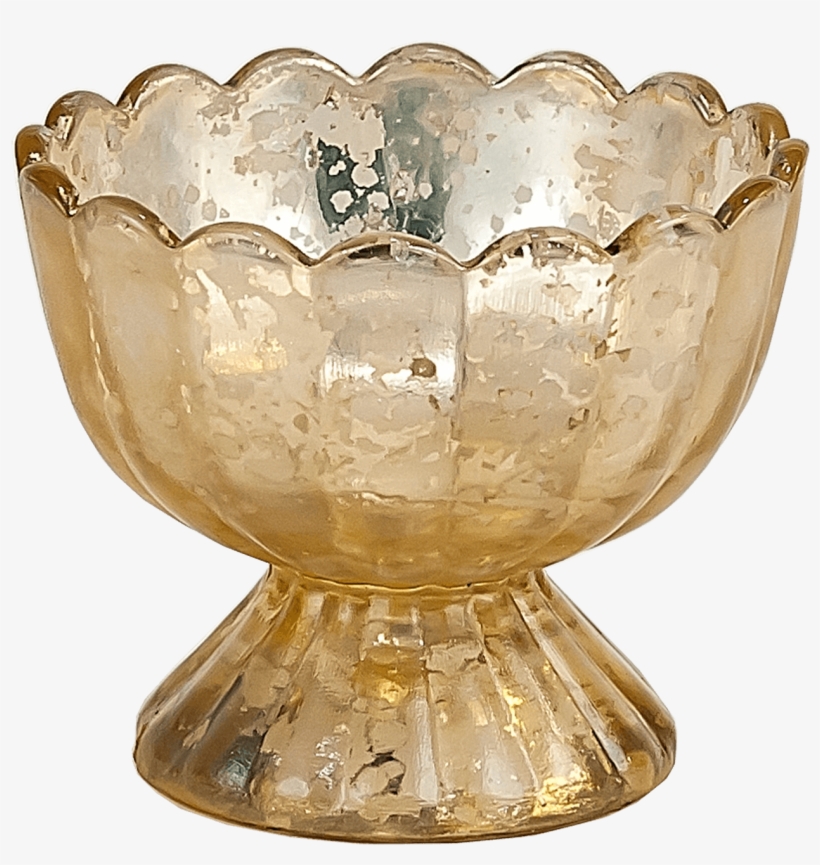 Gold Mercury Votive - Antique, transparent png #6009352