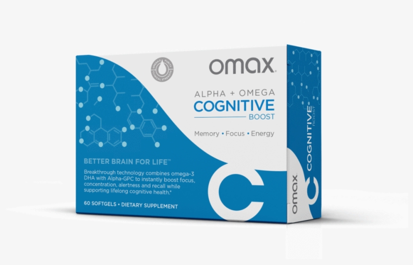 Omax Alpha Omega Cognitive Boost - Omega-3 Fatty Acids, transparent png #6009504