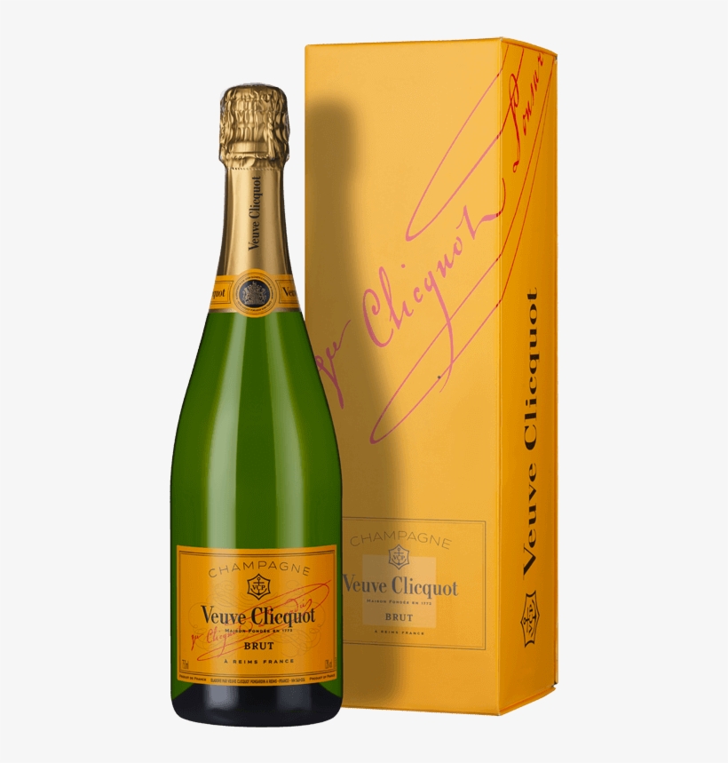 Champagne Veuve Clicquot Yellow Label Brut Nv - Champagne, transparent png #6010040