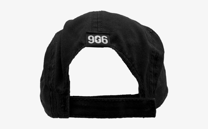 Hat - "u - P - Silhouette" Black Cotton Twill 5-panel - 5-panel Camper Hat, transparent png #6010570