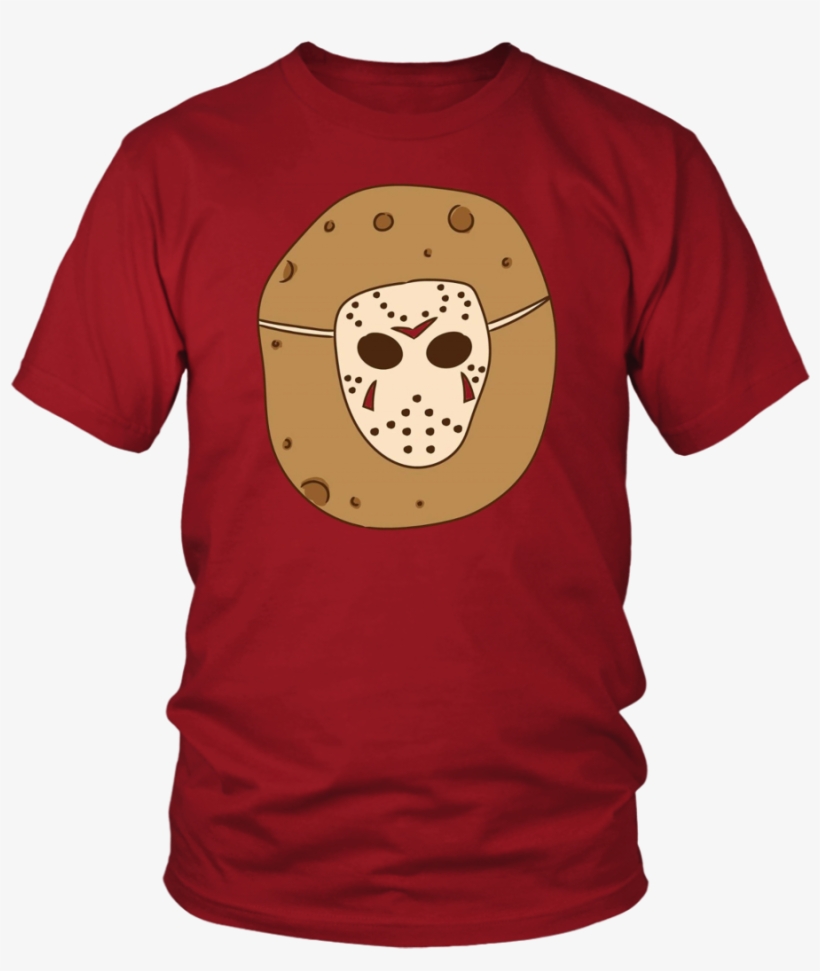 Friday 13th Jason Halloween Meme Potatoes Voorhees - Larry Bernandez T Shirt, transparent png #6012037