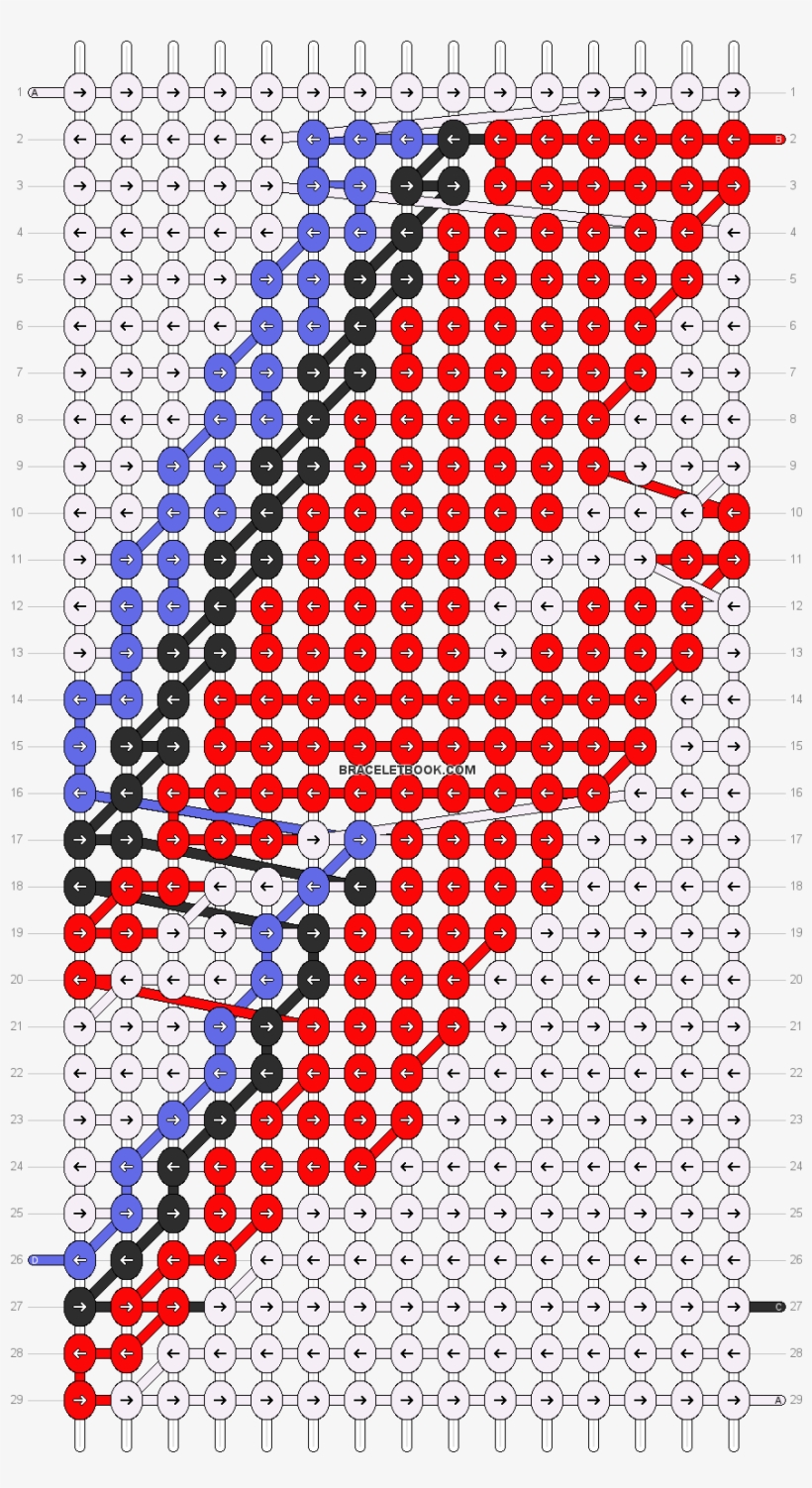 Alpha Pattern - David Bowie Friendship Bracelet, transparent png #6012747