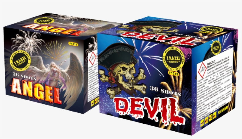 Angel E Devil Assortiti 36 Colpi - Action Figure, transparent png #6013043