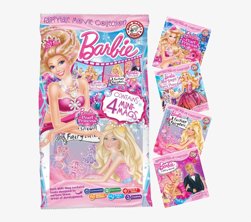 Barbie Mini Mags Series - Barbie The Pearl Princess Colouring Book, transparent png #6013311