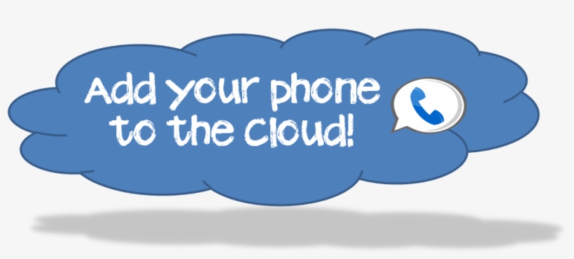 Add Your Phone To The Cloud With Google Voice - Cloud Telephony Service, transparent png #6013384