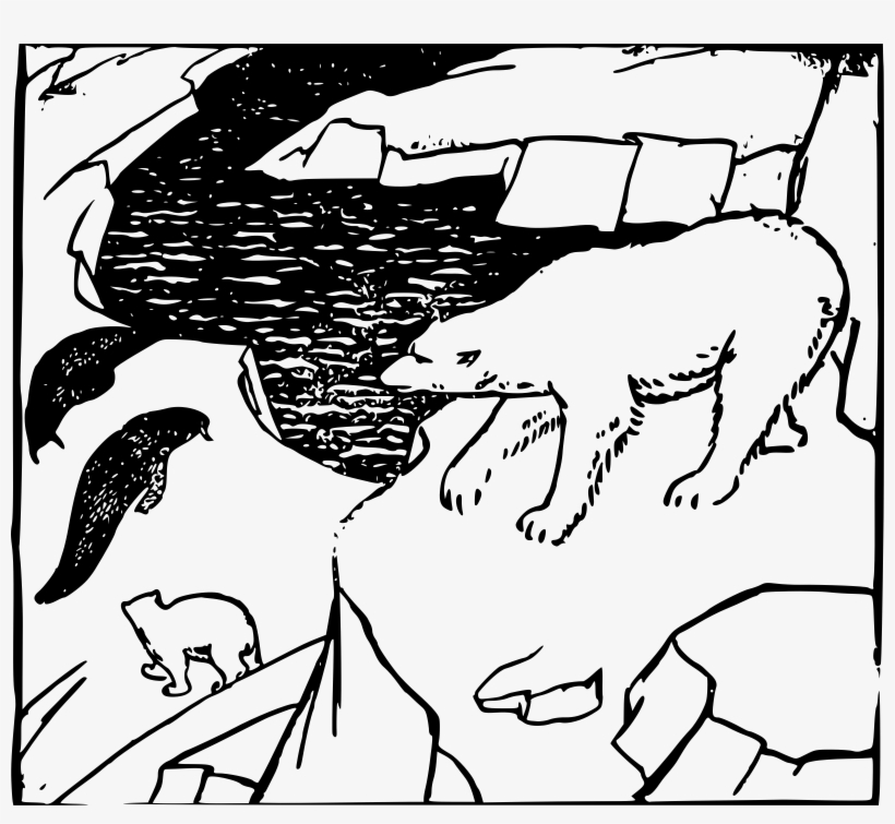 This Free Icons Png Design Of Polar Bear In The Wild, transparent png #6014132