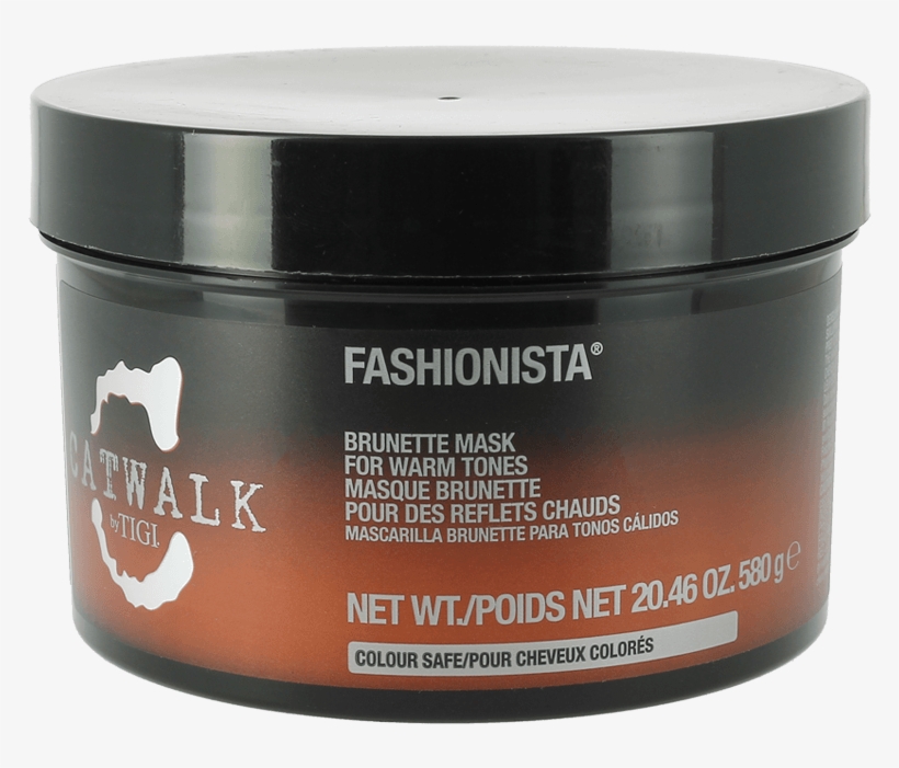 Tigi Catwalk Fashionista Brunette Mask 580g - Catwalk Tigi Fashionista Brunette Mask For Warm Tones,, transparent png #6014203