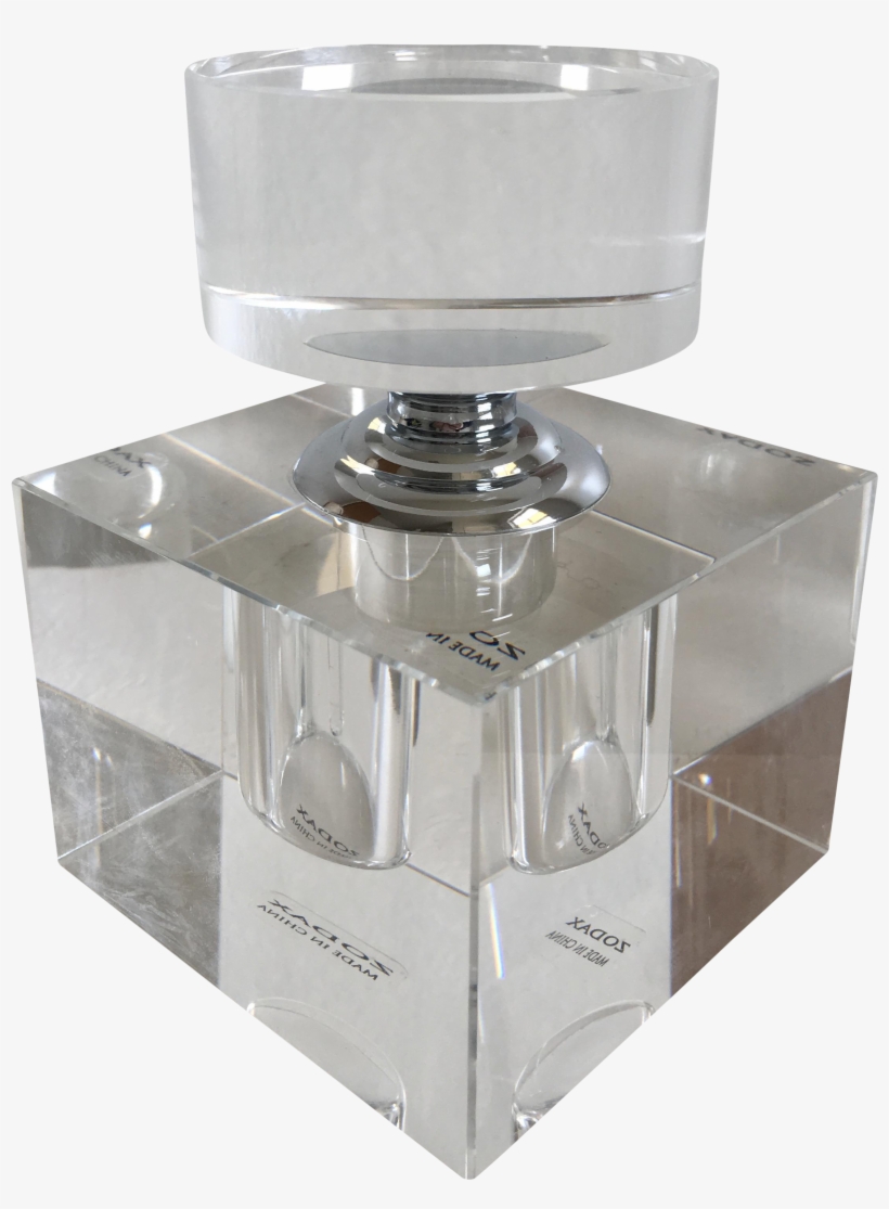 Modern Morocco-inspired Perfume Bottle With Stopper - Perfume, transparent png #6014364