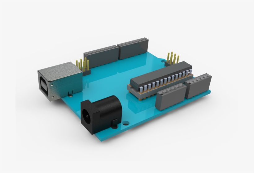 Here Is One That I Got On The Internet And Corrected - Arduino Uno 3d Png, transparent png #6014634