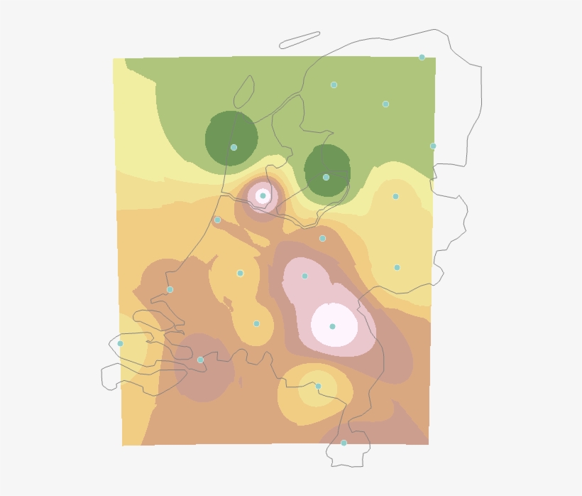 Idw Interpolation, Borders Not Included - Inverse Distance Weighting, transparent png #6014878