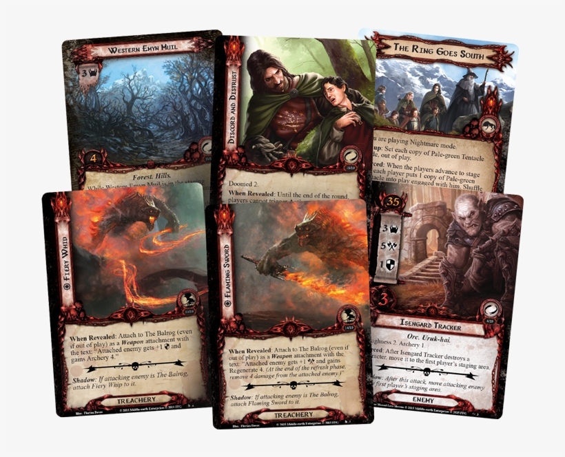 Umen20 Cardfan - Lord Of The Rings Lcg: The Road Darkens - Nightmare, transparent png #6015080