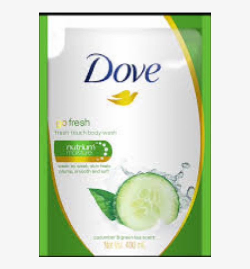 Dove Bodywash Go Fresh 400ml R-800x800 - Dove Go Fresh Bath Bars, Cool Moisture - 6 Pack, 4, transparent png #6015496