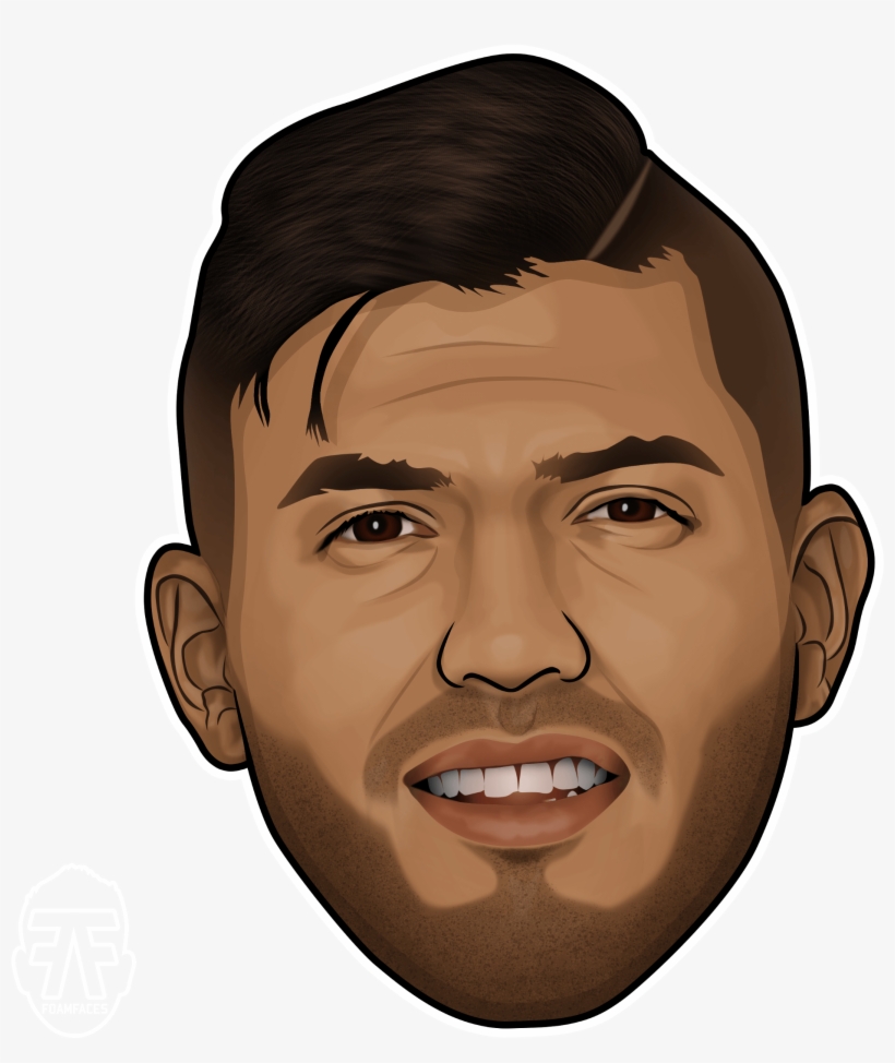 Aguero - Sergio Agüero, transparent png #6015763