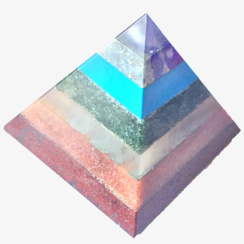 Chakra Stone Layer Pyramid - Patchwork, transparent png #6016377