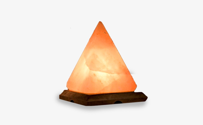Pyramid Shape Salt Lamp - Pyramid Shaped Salt Lamp, transparent png #6016729