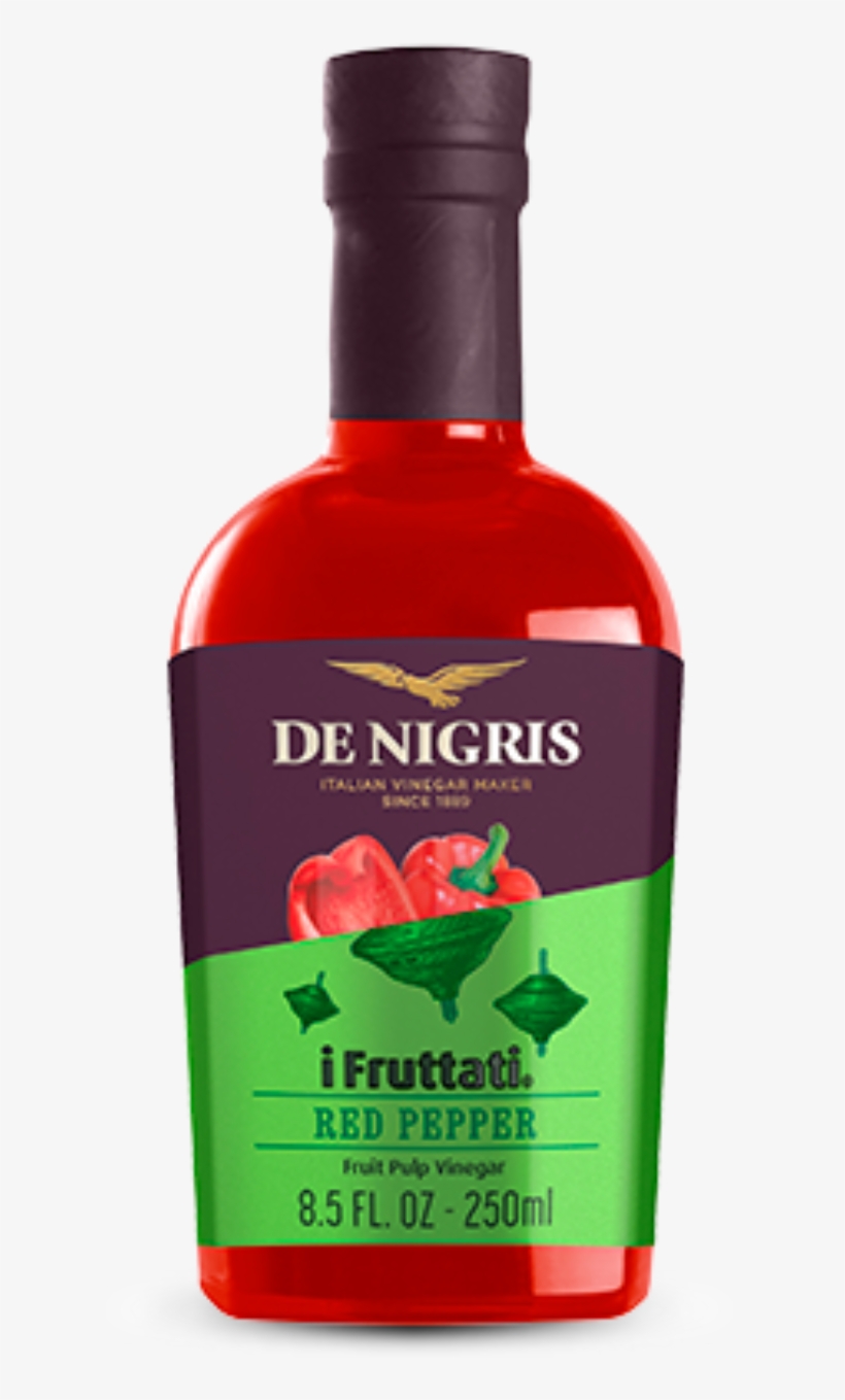 Made With I Fruttati Red Pepper - De Nigris Silver Eagle Balsamic Vinegar Of Modena -, transparent png #6016793