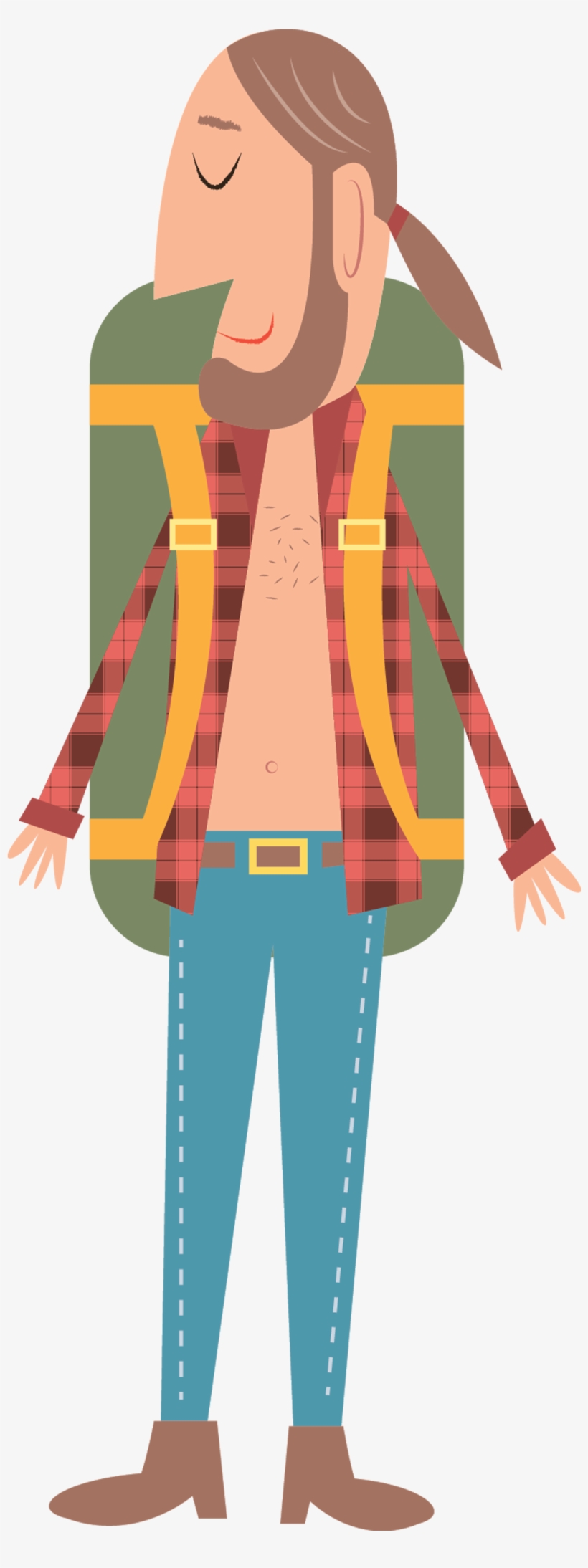 Backpacking Adventure Junky - Illustration, transparent png #6016929