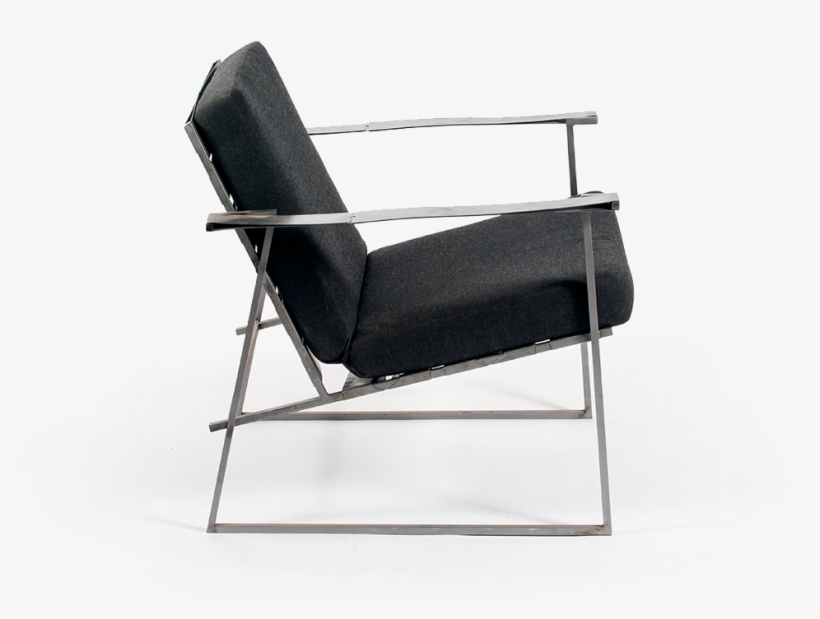 All Steel Chair With Cushions, transparent png #6018205