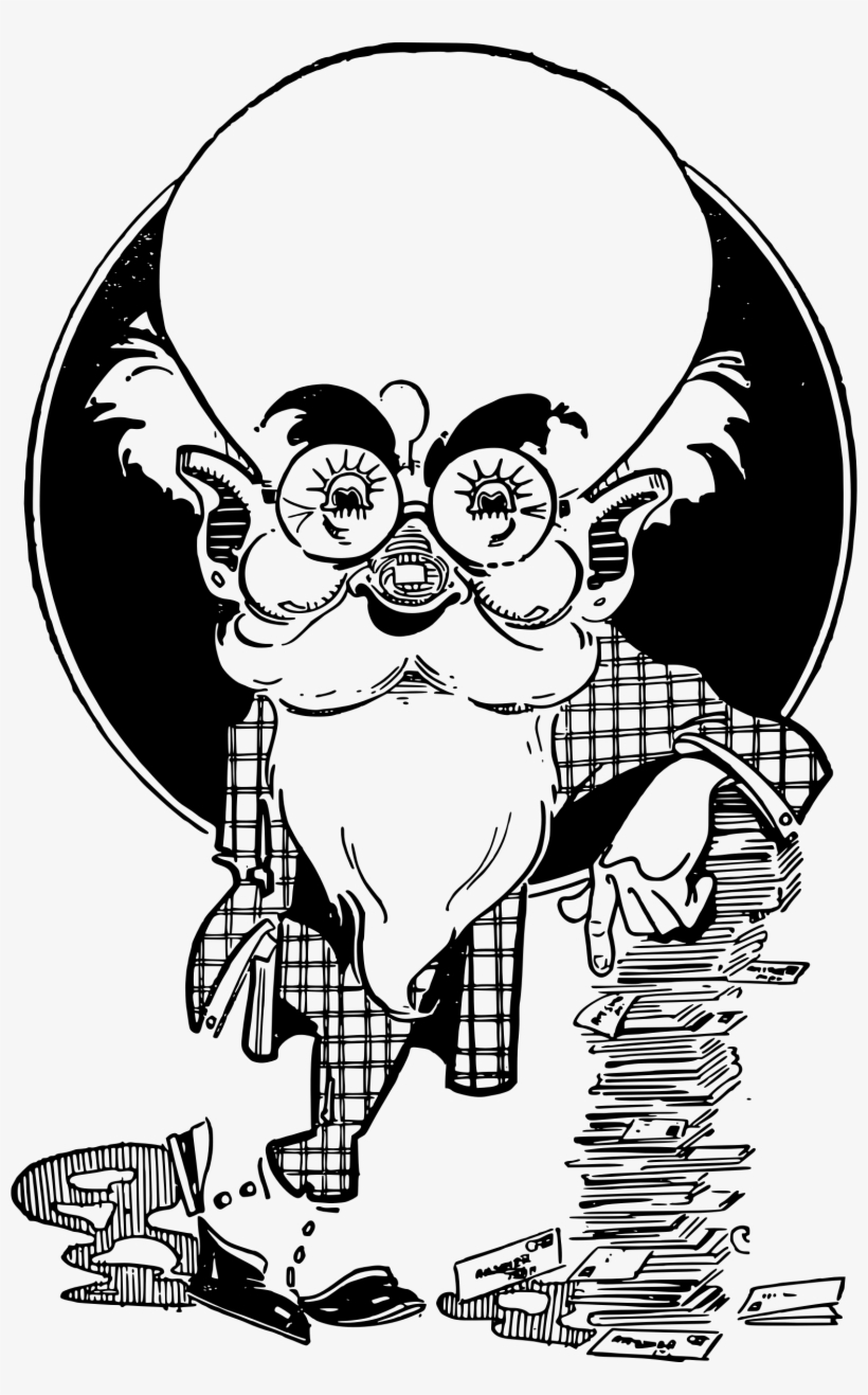 This Free Icons Png Design Of Old Man With Mail, transparent png #6018387