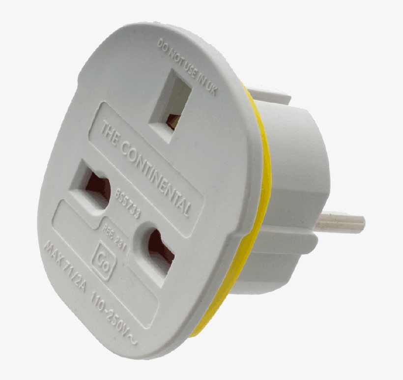 Travel Plug Adaptor Europe - Adapter, transparent png #6018523