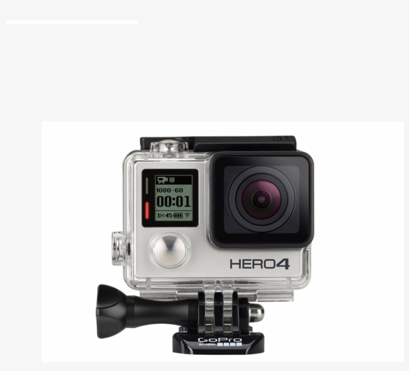 Gopro Hero4 Silver Adventure - Gopro Hero4 - Black Edition - Action Camera, transparent png #6018524
