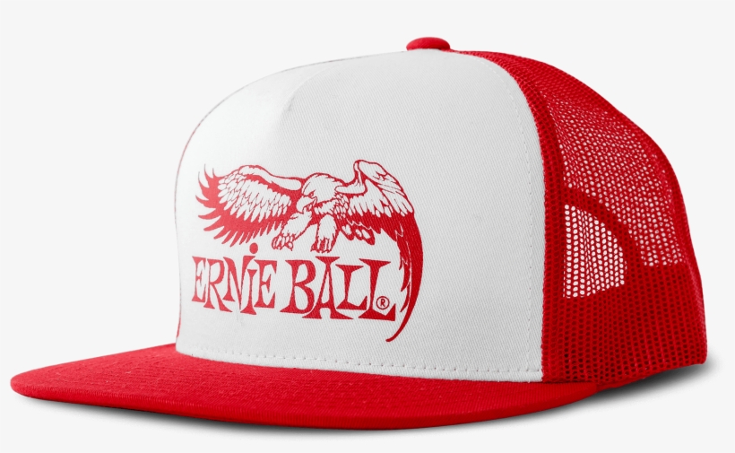 Ernie Ball Eagle Logo Hat - Ernie Ball Official Red With Front Black Eagle Logo, transparent png #6018589