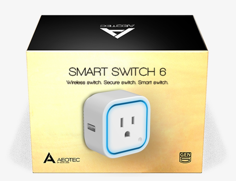 Aeotec Ss6 Packaging@2x - Aeon Labs Indoor Siren Hardware/electronic, transparent png #6018696