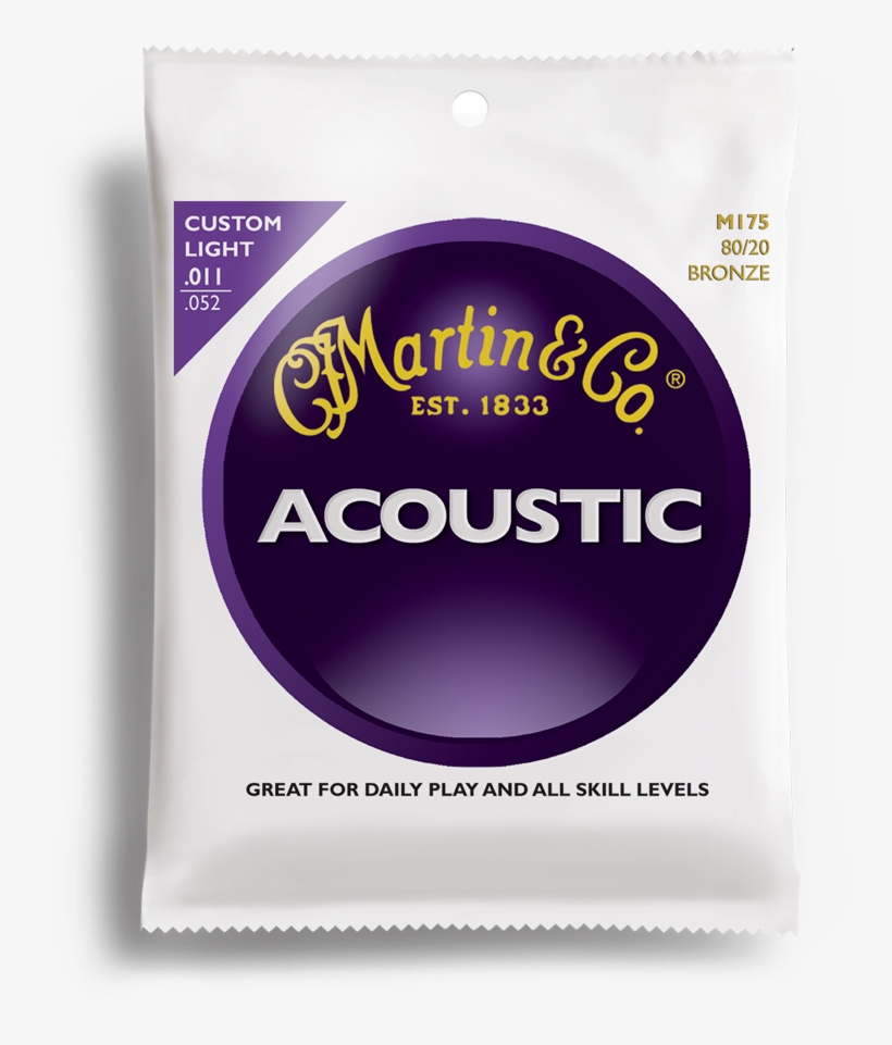 Martin M175 Acoustic Guitar Strings - Martin Guitar, transparent png #6019175